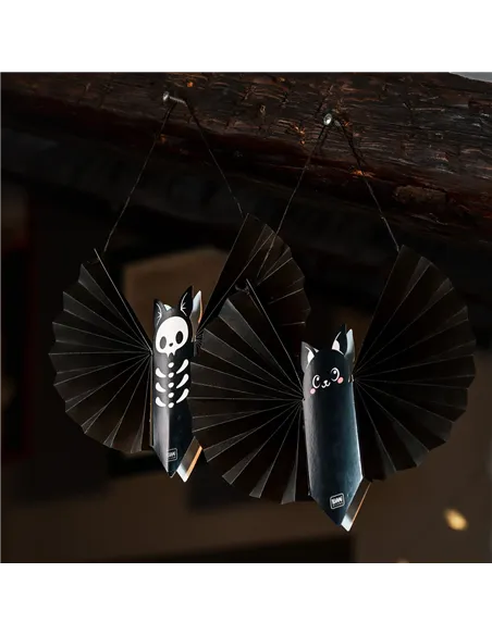 Set de 3 Décorations en Papier à Suspendre - Bat Blitz halloween - Legami