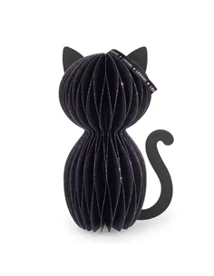 Décoration d'Halloween en Nid d'Abeille - Meeoow chat noir halloween - Legami 2