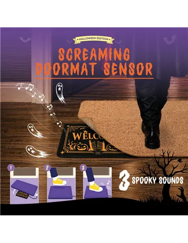 Sous-Paillasson avec Sons - Screaming Doormat halloween - legami