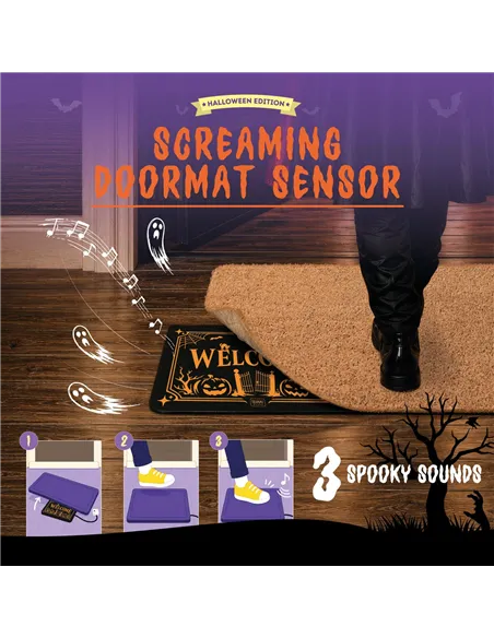 Sous-Paillasson avec Sons - Screaming Doormat halloween - legami