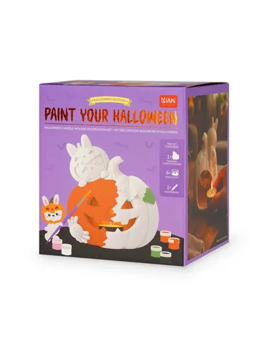Kit Décoration Bougeoir d'Halloween - Paint Your Halloween - Legami