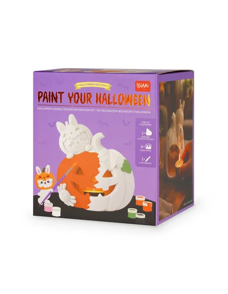 Kit Décoration Bougeoir d'Halloween - Paint Your Halloween - Legami