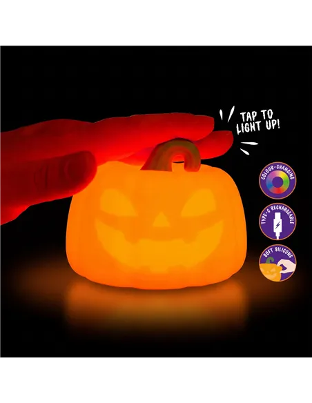 Lumière LED Rechargeable en Silicone - Soft Dreams citrouille halloween - legami