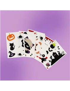 Set de 40 Autocollants Électrostatiques pour Fenêtre - Windo-Wow halloween - legami 2