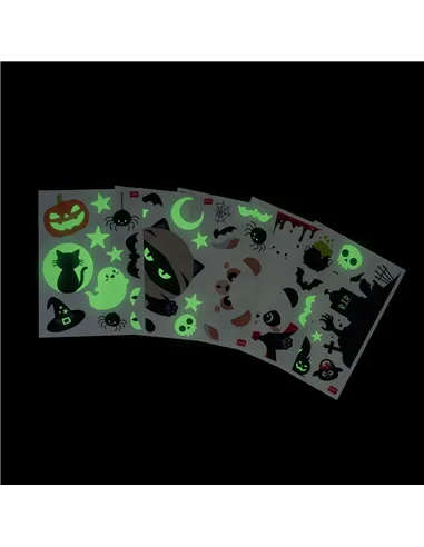 Set de 40 Autocollants Électrostatiques pour Fenêtre - Windo-Wow halloween - legami