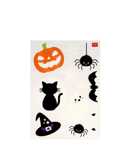 Set de 40 Autocollants Électrostatiques pour Fenêtre - Windo-Wow halloween - legami