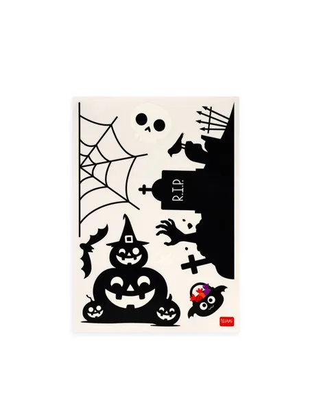 Set de 40 Autocollants Électrostatiques pour Fenêtre - Windo-Wow halloween - legami