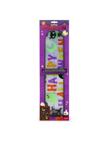 Set d'Autocollants en Gel pour Fenêtre - Windo-Glow halloween - legami