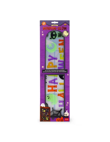 Set d'Autocollants en Gel pour Fenêtre - Windo-Glow halloween - legami