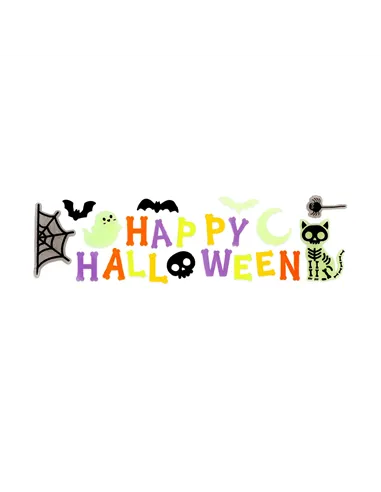 Set d'Autocollants en Gel pour Fenêtre - Windo-Glow halloween - legami