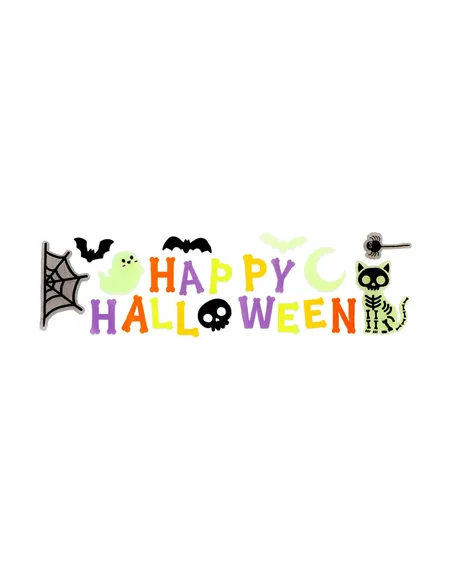 Set d'Autocollants en Gel pour Fenêtre - Windo-Glow halloween - legami