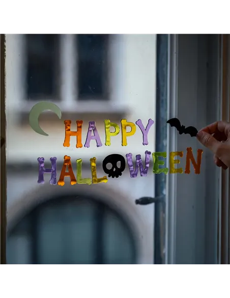 Set d'Autocollants en Gel pour Fenêtre - Windo-Glow halloween - legami