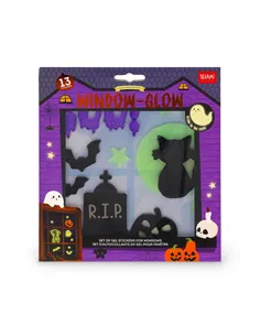 Set d'Autocollants en Gel pour Fenêtre - Windo-Glow halloween - Legami