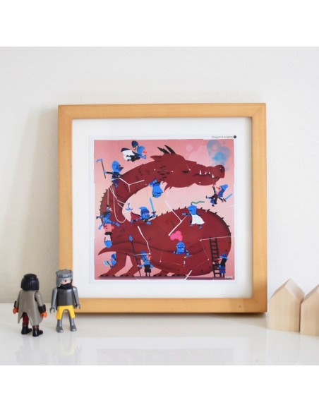 Poster en stickers : animaux sauvages