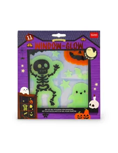 Set d'Autocollants en Gel pour Fenêtre - Windo-Glow halloween - Legami