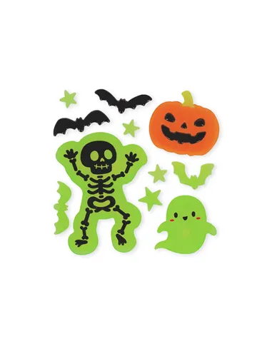 Set d'Autocollants en Gel pour Fenêtre - Windo-Glow halloween - Legami