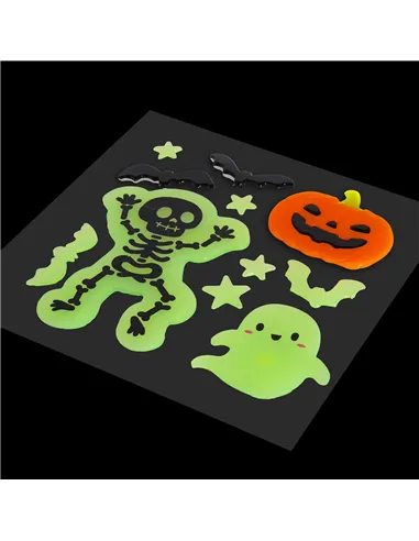 Set d'Autocollants en Gel pour Fenêtre - Windo-Glow halloween - Legami