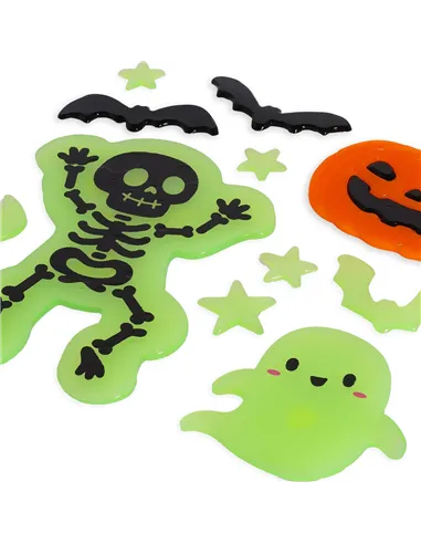 Set d'Autocollants en Gel pour Fenêtre - Windo-Glow halloween - Legami