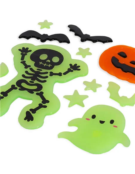 Set d'Autocollants en Gel pour Fenêtre - Windo-Glow halloween - Legami