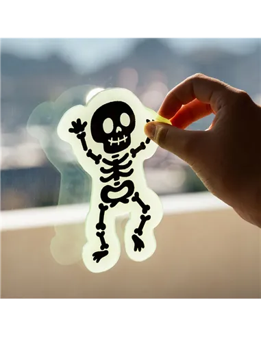 Set d'Autocollants en Gel pour Fenêtre - Windo-Glow halloween - Legami
