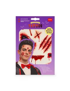 Tatouages Éphémères Visage et Corps halloween - Legami