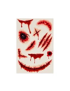 Tatouages Éphémères Visage et Corps halloween - Legami 2