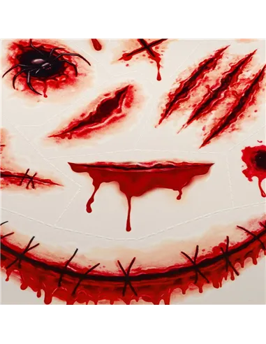Tatouages Éphémères Visage et Corps halloween - Legami