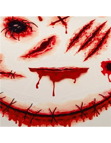 Tatouages Éphémères Visage et Corps halloween - Legami