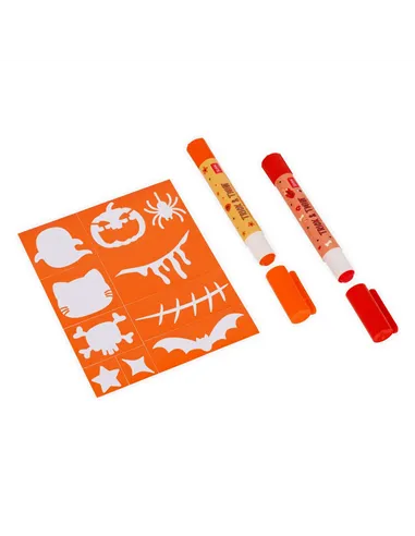Set de 6 Crayons de Maquillage pour le Visage en Bâtonnets - Trick & Twist halloween - Legami