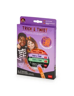 Set de 6 Crayons de Maquillage pour le Visage en Bâtonnets - Trick & Twist halloween - Legami