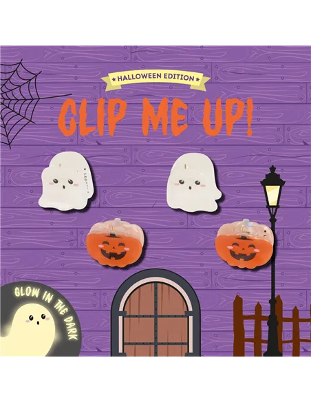 Set de 4 Mini Barrettes à Cheveux d'Halloween - Clip Me Up! halloween - Legami