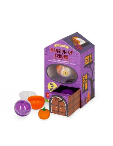 Mini Distributeur de Gommes à Effacer - Mansion of Errors halloween - Legami