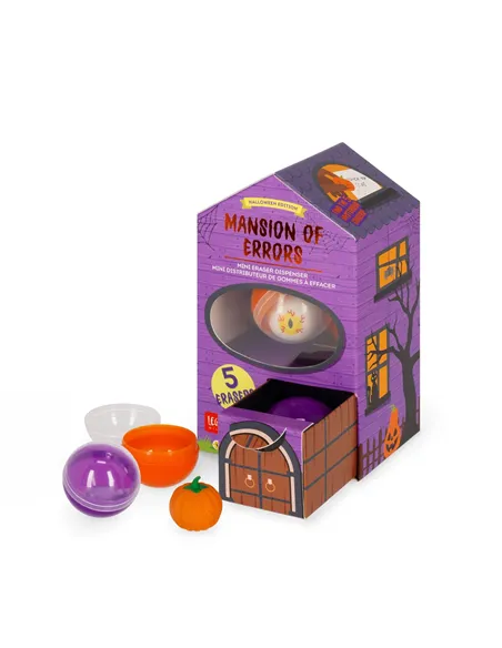 Mini Distributeur de Gommes à Effacer - Mansion of Errors halloween - Legami