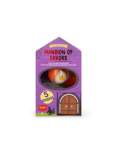 Mini Distributeur de Gommes à Effacer - Mansion of Errors halloween - Legami