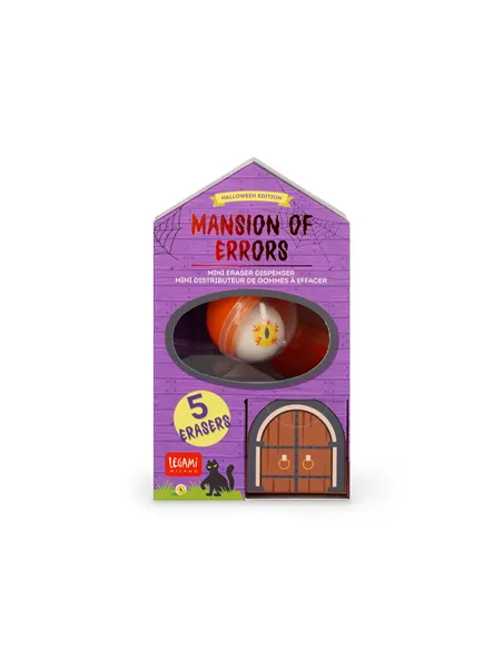 Mini Distributeur de Gommes à Effacer - Mansion of Errors halloween - Legami