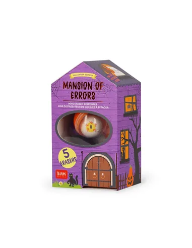 Mini Distributeur de Gommes à Effacer - Mansion of Errors halloween - Legami