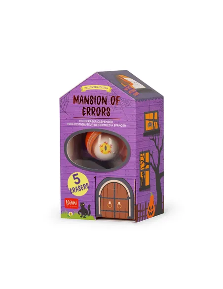 Mini Distributeur de Gommes à Effacer - Mansion of Errors halloween - Legami