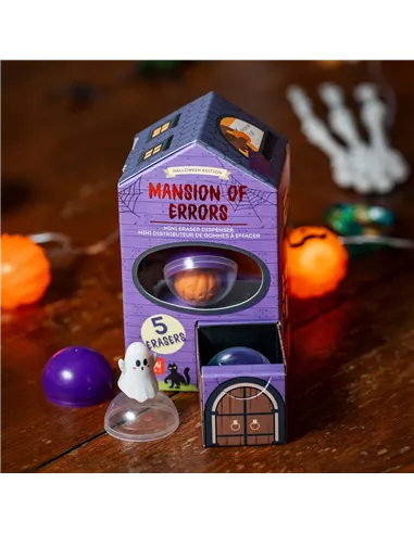 Mini Distributeur de Gommes à Effacer - Mansion of Errors halloween - Legami