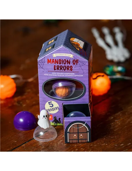 Mini Distributeur de Gommes à Effacer - Mansion of Errors halloween - Legami