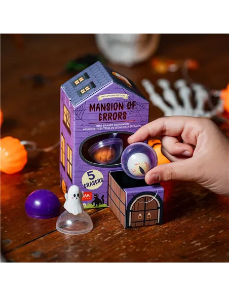 Mini Distributeur de Gommes à Effacer - Mansion of Errors halloween - Legami