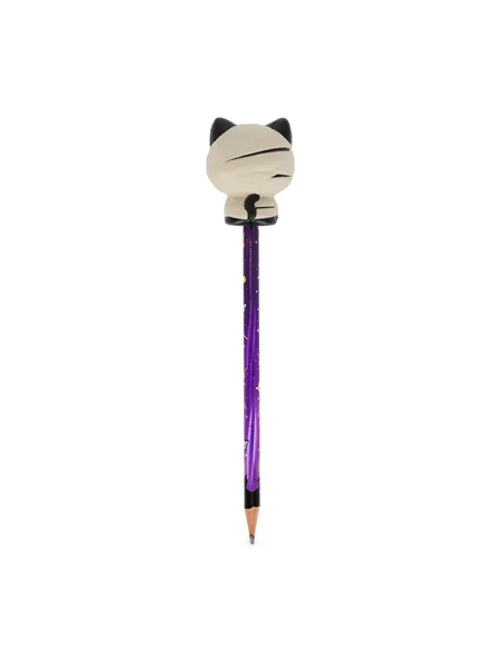 Crayon avec Anti-stress Halloween Mummy Cat « Nine Lives Later » - Squeezies halloween - Legami