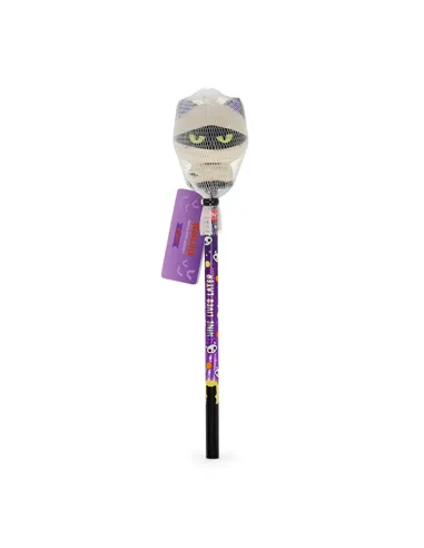 Crayon avec Anti-stress Halloween Mummy Cat « Nine Lives Later » - Squeezies halloween - Legami
