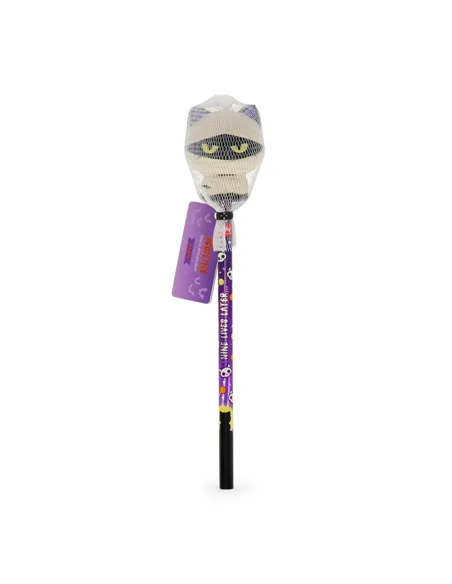 Crayon avec Anti-stress Halloween Mummy Cat « Nine Lives Later » - Squeezies halloween - Legami
