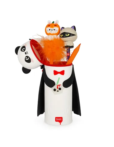 Trousse 2 en 1 en Silicone Panda « Bam-Boo » - Kawaii halloween - Legami