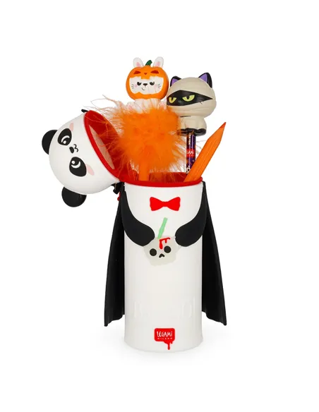 Trousse 2 en 1 en Silicone Panda « Bam-Boo » - Kawaii halloween - Legami