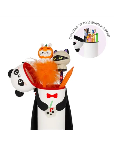 Trousse 2 en 1 en Silicone Panda « Bam-Boo » - Kawaii halloween - Legami