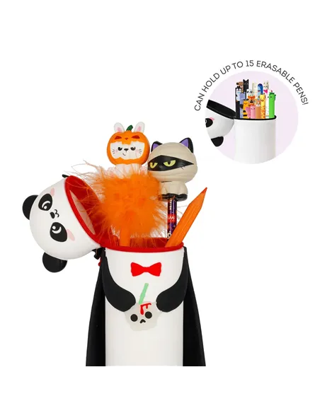 Trousse 2 en 1 en Silicone Panda « Bam-Boo » - Kawaii halloween - Legami