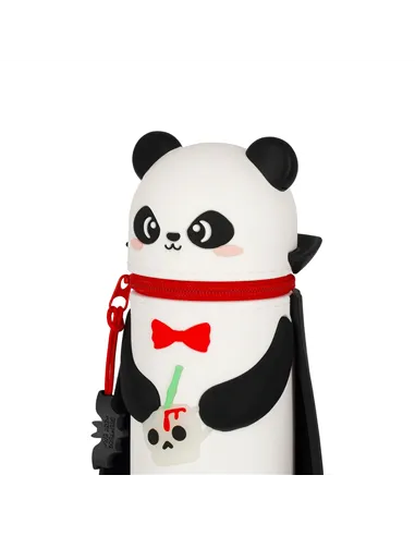 Trousse 2 en 1 en Silicone Panda « Bam-Boo » - Kawaii halloween - Legami
