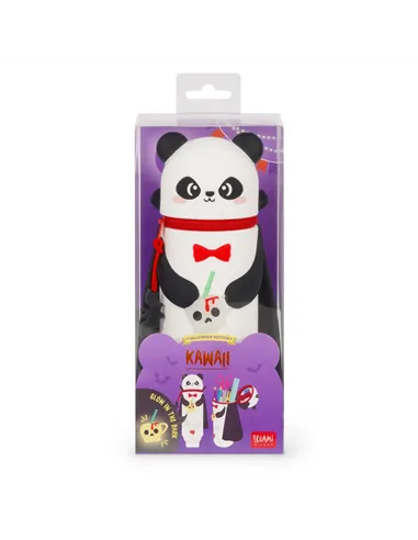 Trousse 2 en 1 en Silicone Panda « Bam-Boo » - Kawaii halloween - Legami
