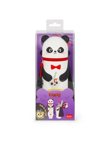 Trousse 2 en 1 en Silicone Panda « Bam-Boo » - Kawaii halloween - Legami
